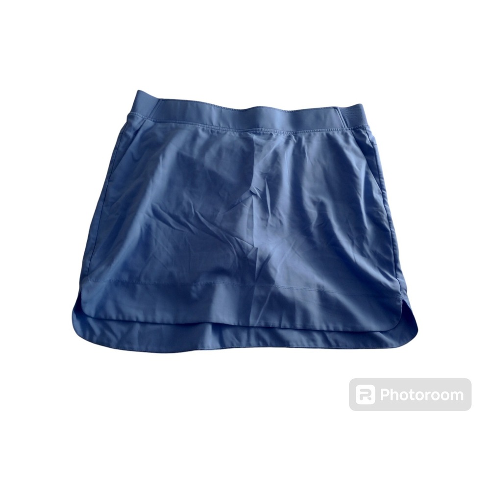 Womens CYPRESS CLUB Skort Tennis Golf Skirt Stretchy Shorts SzXL Blue Periwinkle